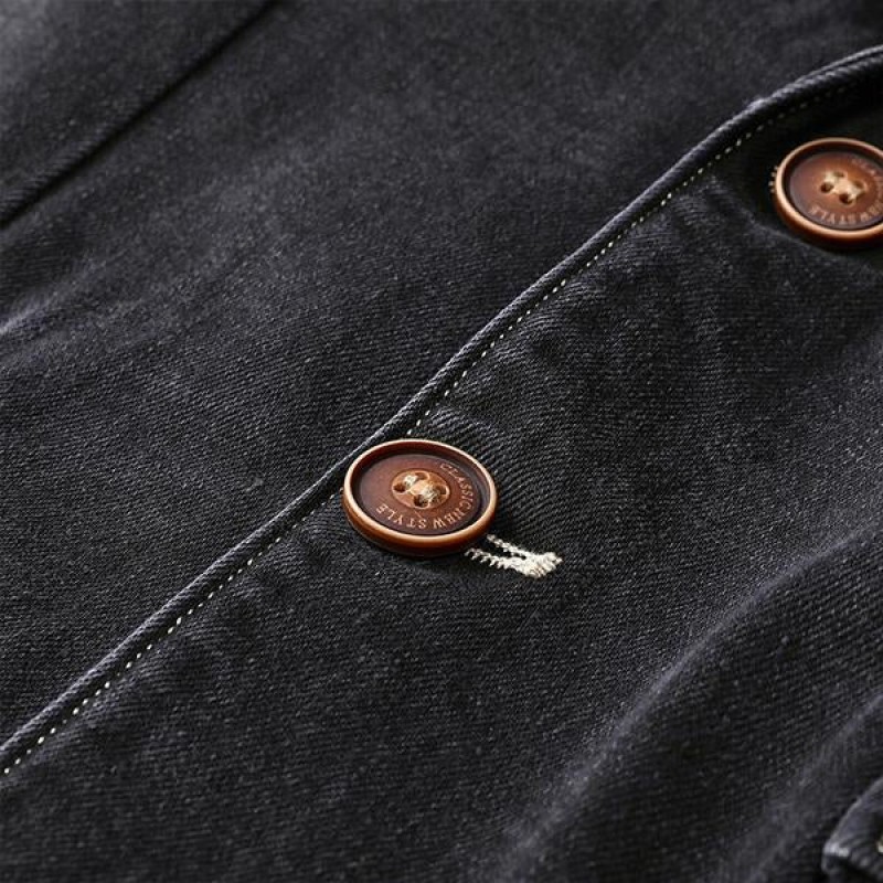 Mens Thin Casual Slim Denim Blazer 71507255M