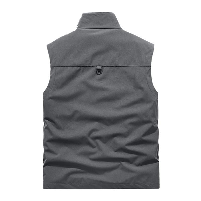 Mens Casual Outdoor Quick-drying Multi-pocket Thin Loose Vest 63889609M