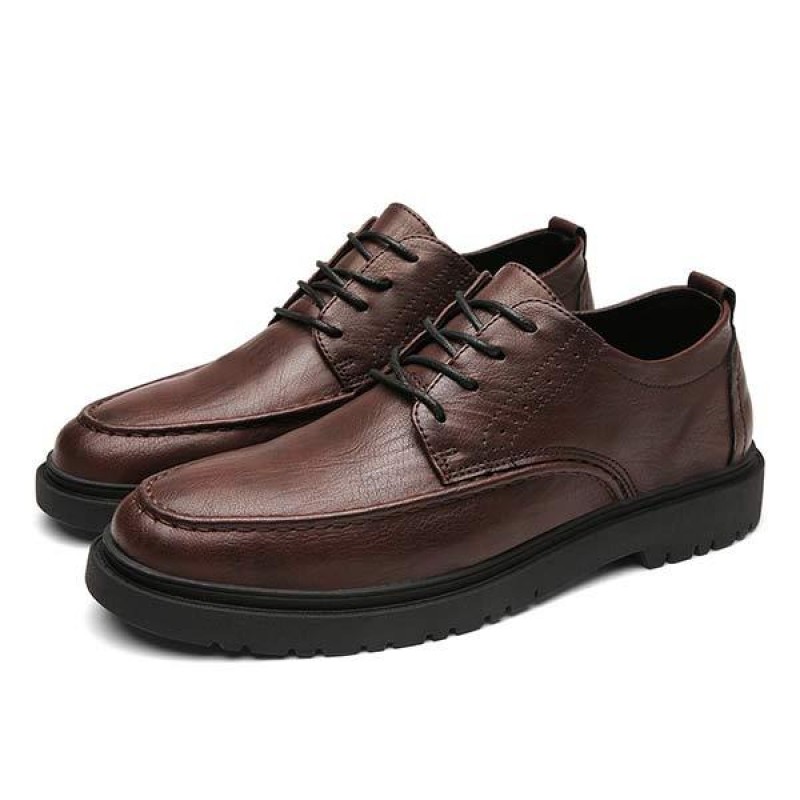 MENS LACE-UP LEATHER SHOES 49453872