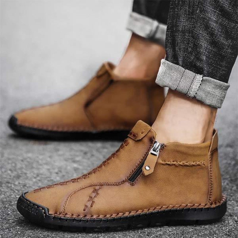 MENS CASUAL LEATHER BOOTS 97922599