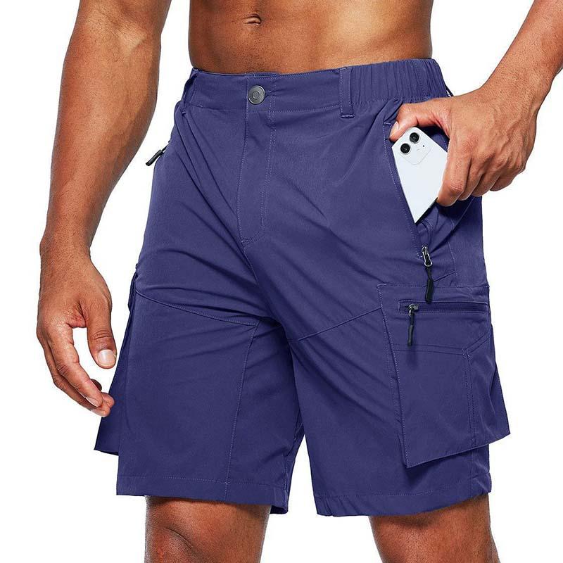 Mens Casual Multi-pocket Quick Dry Shorts 24086685M