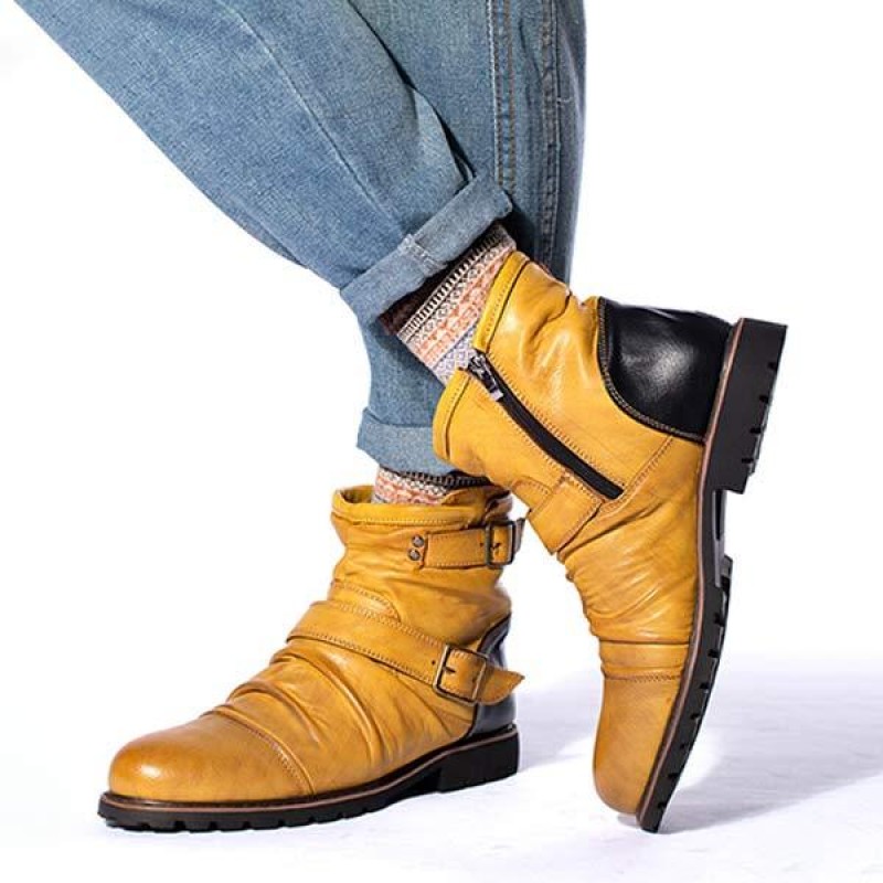 MENS VINTAGE CRINKLE BOOTIES 41547719C
