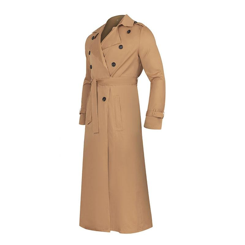 Mens Casual Mid-Length Casual Trench Coat 06810580M