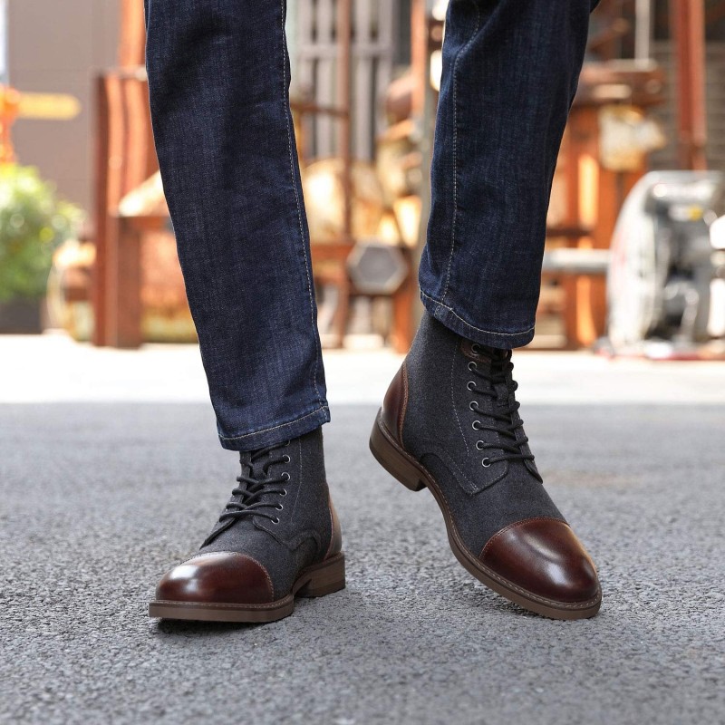 MENS VINTAGE ANKLE BOOTS 35302454W