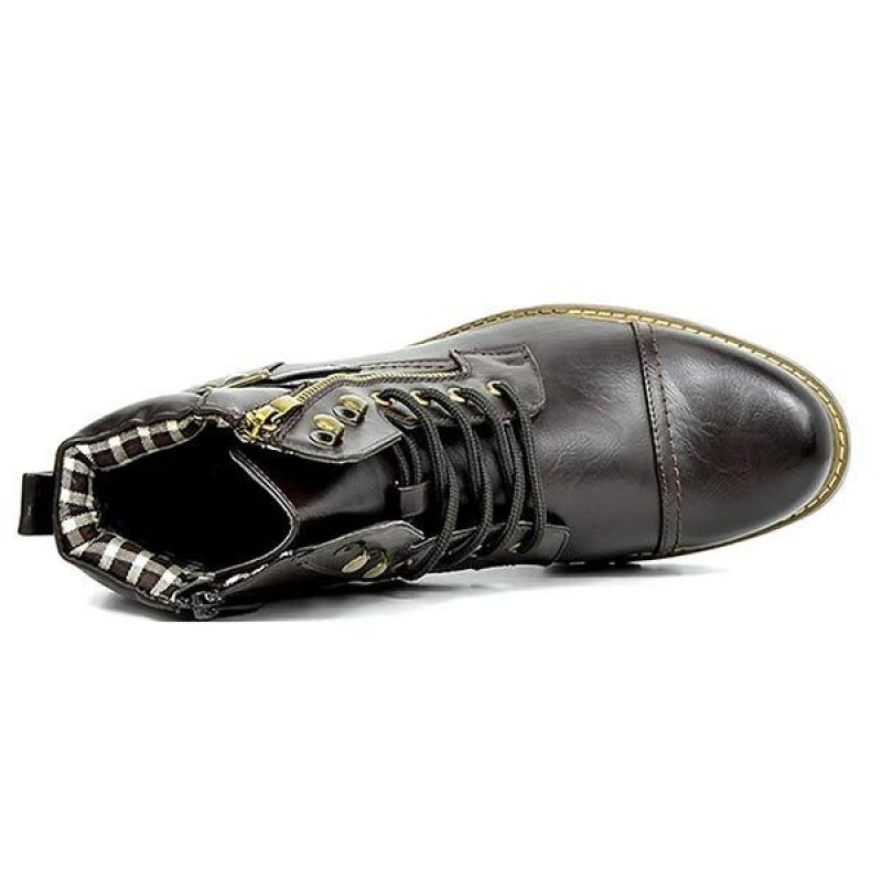 MENS METAL DOUBLE ZIP RIDER BOOTS 46764393C