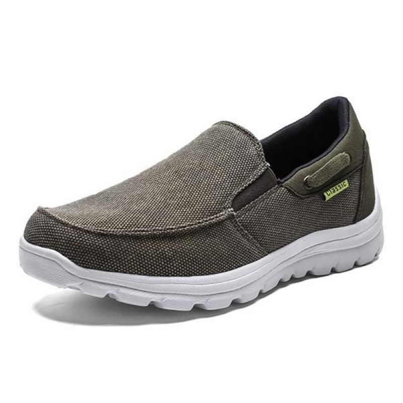 MENS CANVAS SLIP-ON CASUAL SHOES 95408339
