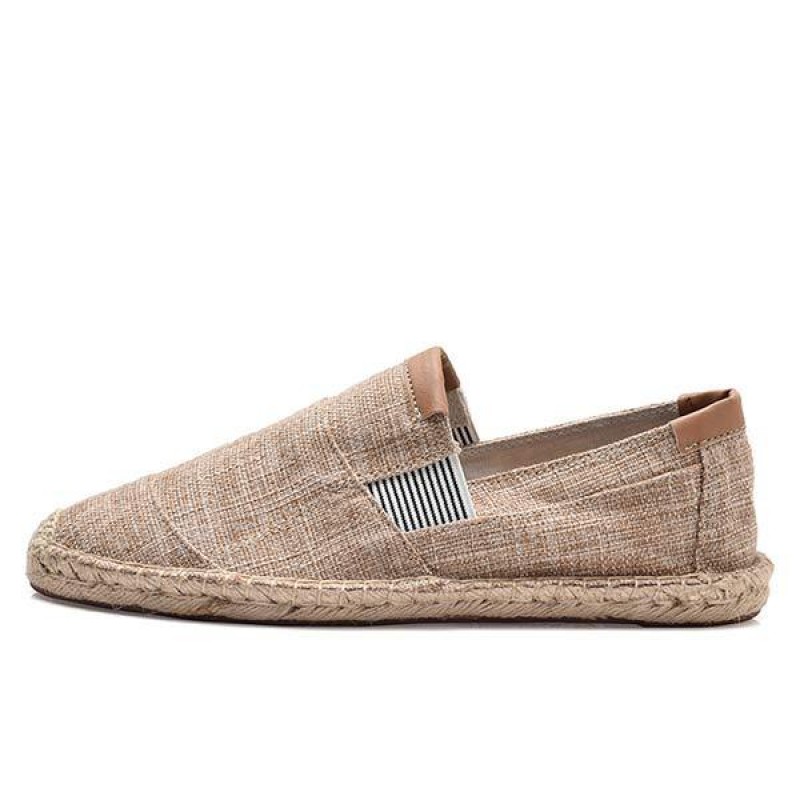 MENS LINEN CANVAS FISHERMANS SHOES 47496696