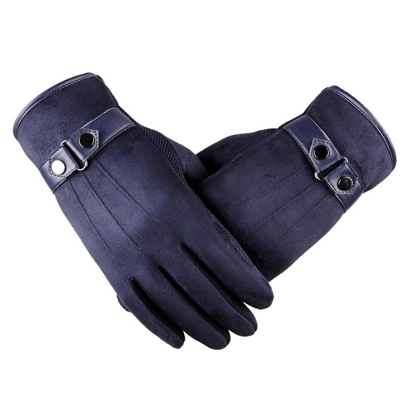 Mens Touchable Mobile Phone Screen Warm Cycling Driving Gloves 86786598Y