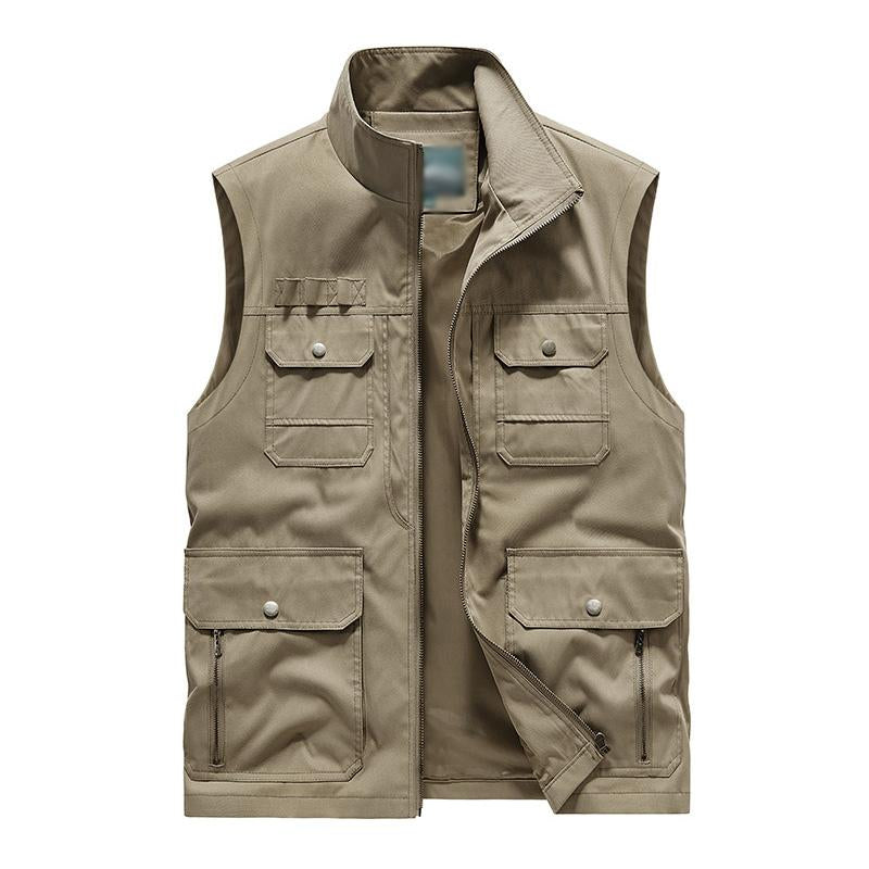 Mens Casual Outdoor Multi-pocket Workwear Vest 28458245M