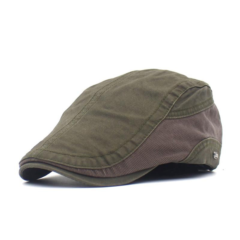 Mens Vintage Solid Color Stitching Hat 13520411Y