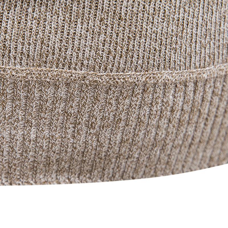 Mens Half Turtleneck Thickened Slim Fit Zip Pullover Knitwear 37961297M