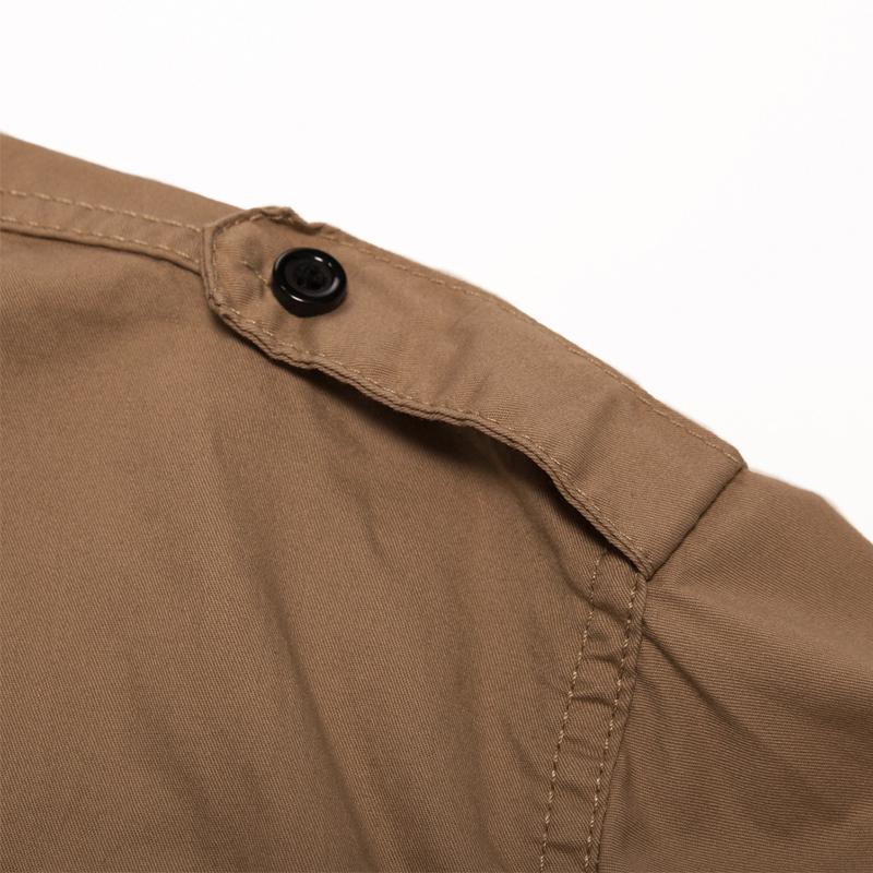 Mens Long Sleeve Lapel Outdoor Pocket Shirt 69686169X