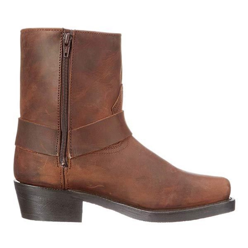 MENS SIDE ZIP WESTERN COWBOY BOOTS 08210795C