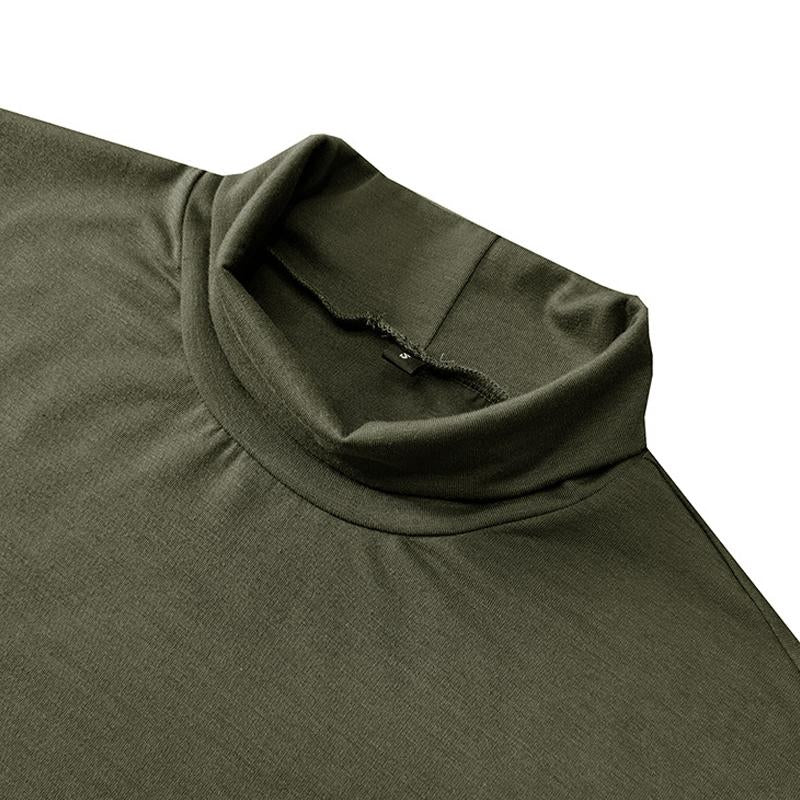 Mens Solid Color High Collar T-shirt 53081692X