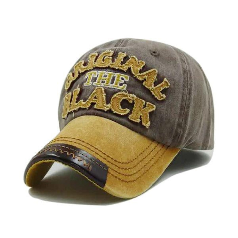 MENS DISTRESSED DENIM BASEBALL CAP 56838531M