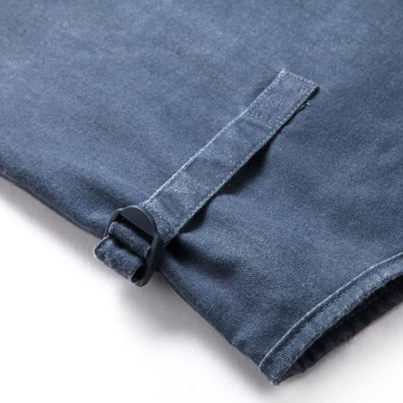 Mens Multi-pocket Fishing Washed Cotton Vest 53345762X