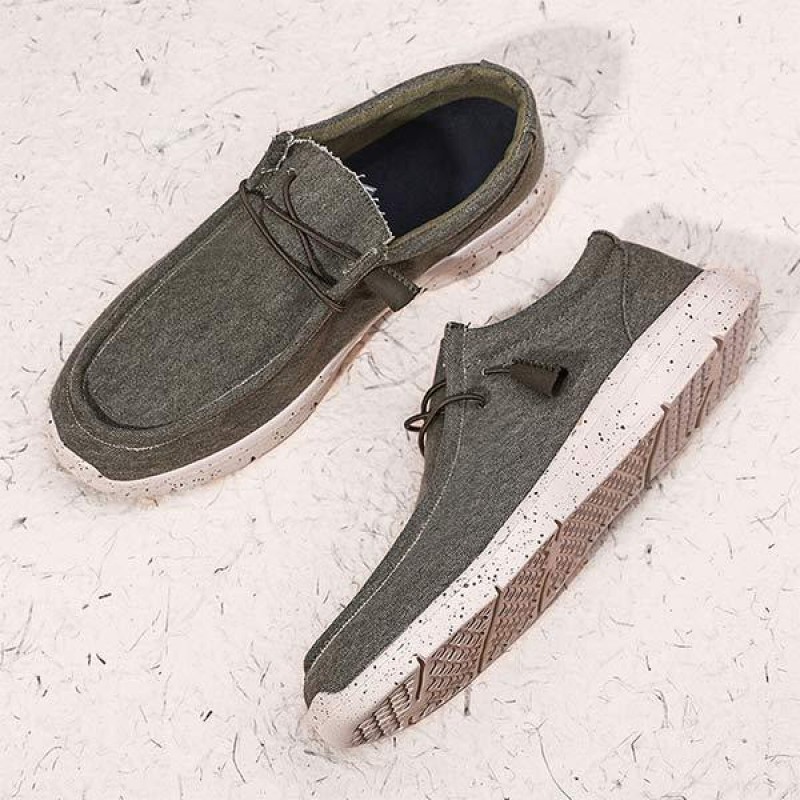 MENS CANVAS LOAFERS 19263054