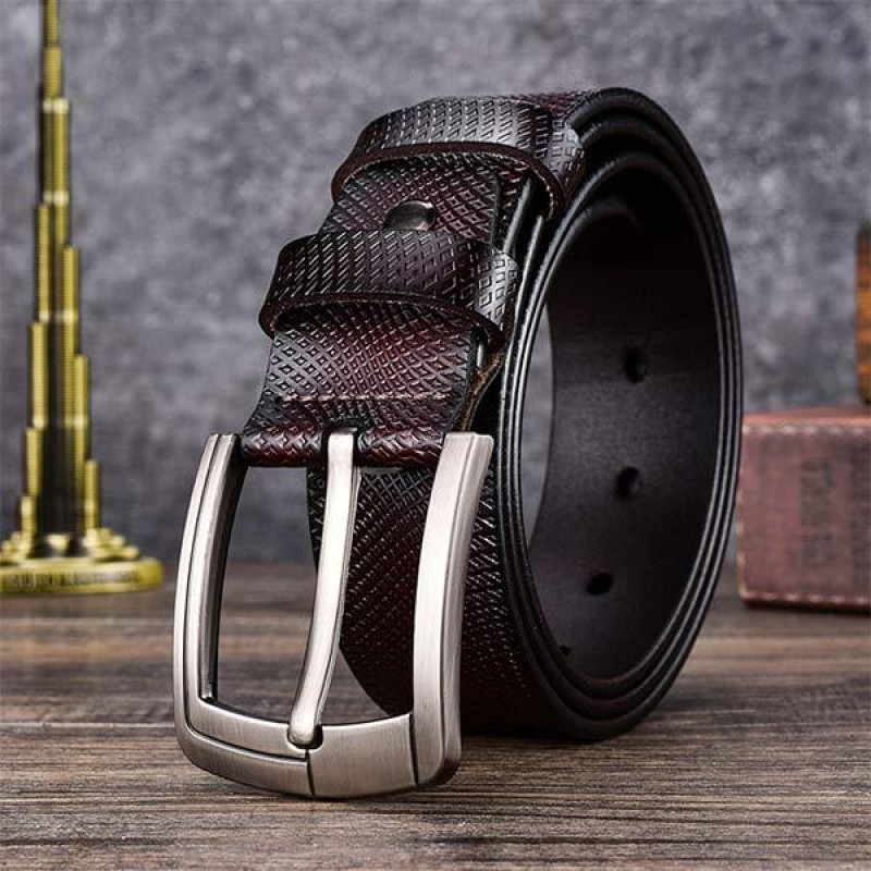 VINTAGE COWHIDE BELT 69428562W