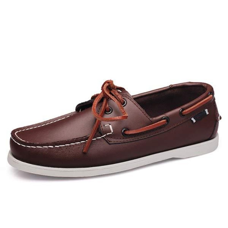 MENS LEATHER BOAT SHOES 41603460
