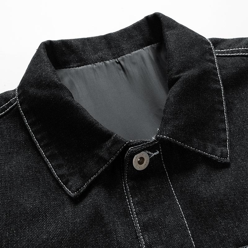 Mens Multi-pocket Tooling Denim Jacket 80979641Z