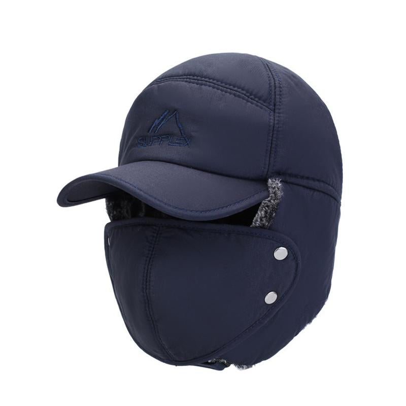 MenS Plush Warm Detachable Mask Cap 95510144Y