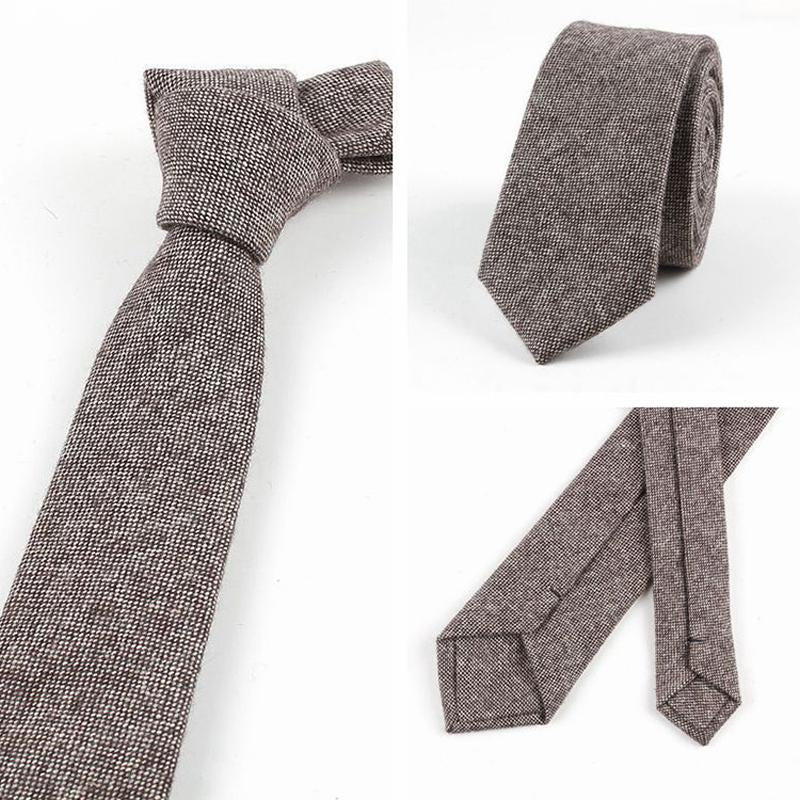 Mens Vintage Wool Blend Tie 07589533M