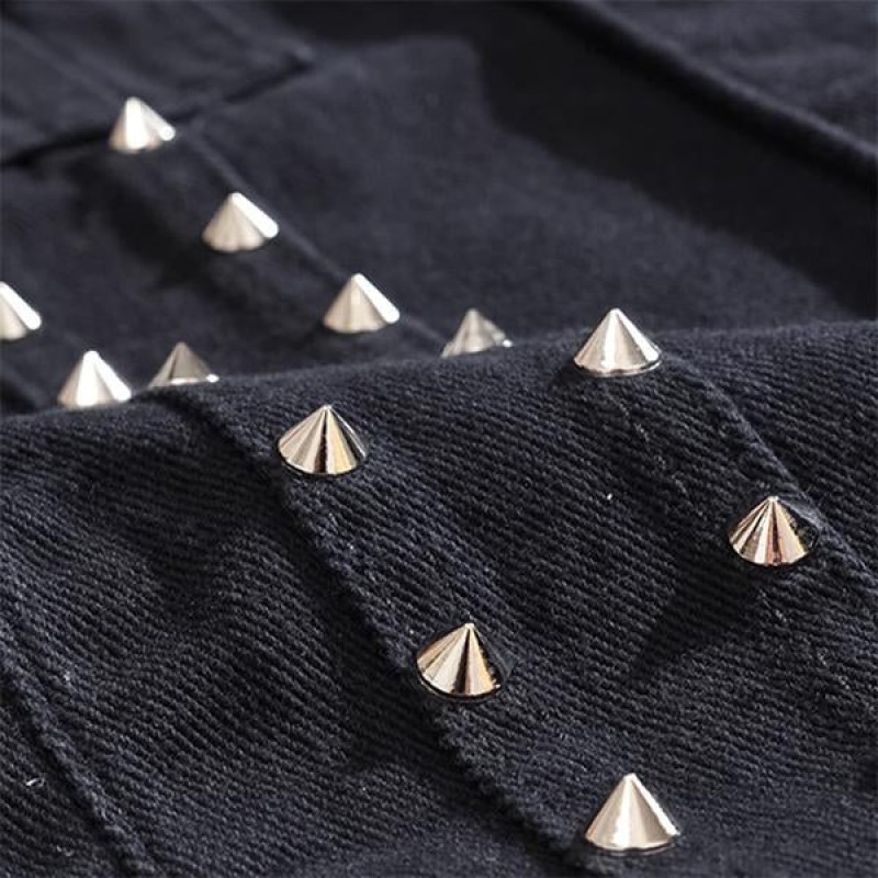 Mens Casual Rivet Denim Vest 97898111M