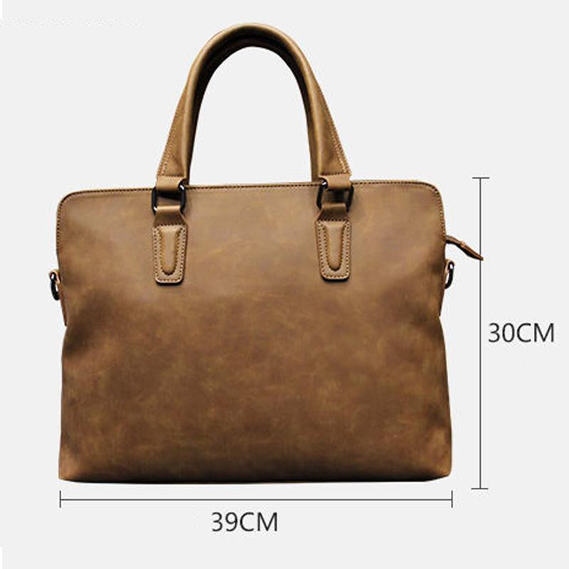 Mens Solid Color Briefcase 26280555Y