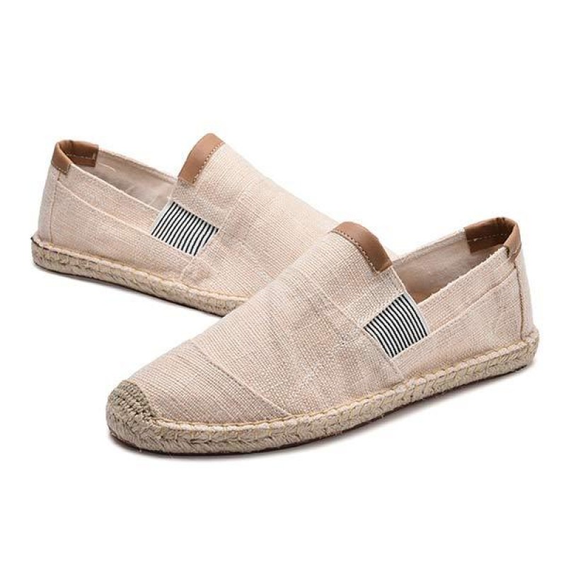 MENS LINEN CANVAS FISHERMANS SHOES 47496696