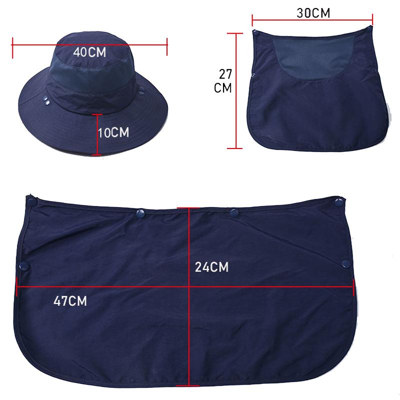 Mens Visor Quick Dry Removable Hat 60242058Y