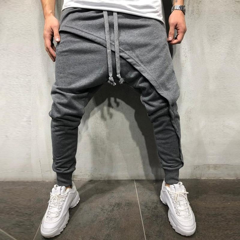 MenS Casual Layered Stitching Pants 41260363Y