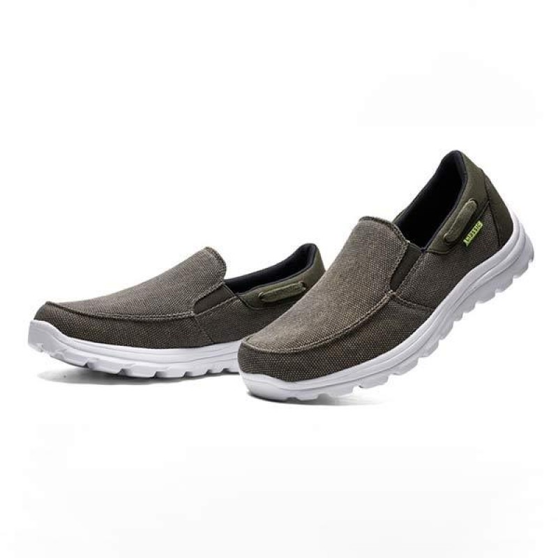 MENS CANVAS SLIP-ON CASUAL SHOES 95408339