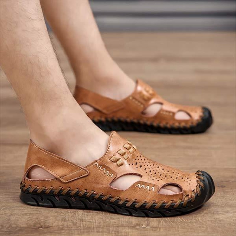 MENS OUTDOOR CASUAL LEATHER SANDALS 83083901