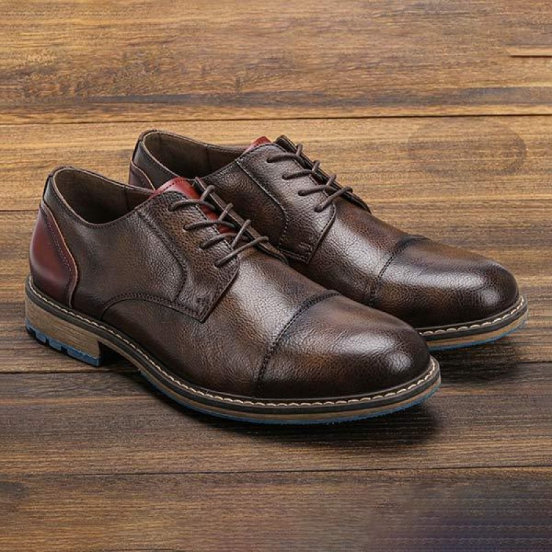 MENS VINTAGE BUSINESS CASUAL SHOES 88363966