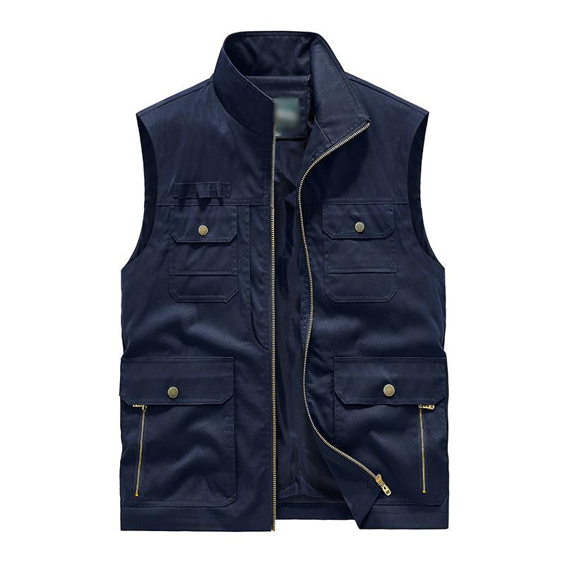 Mens Casual Outdoor Multi-pocket Workwear Vest 28458245M