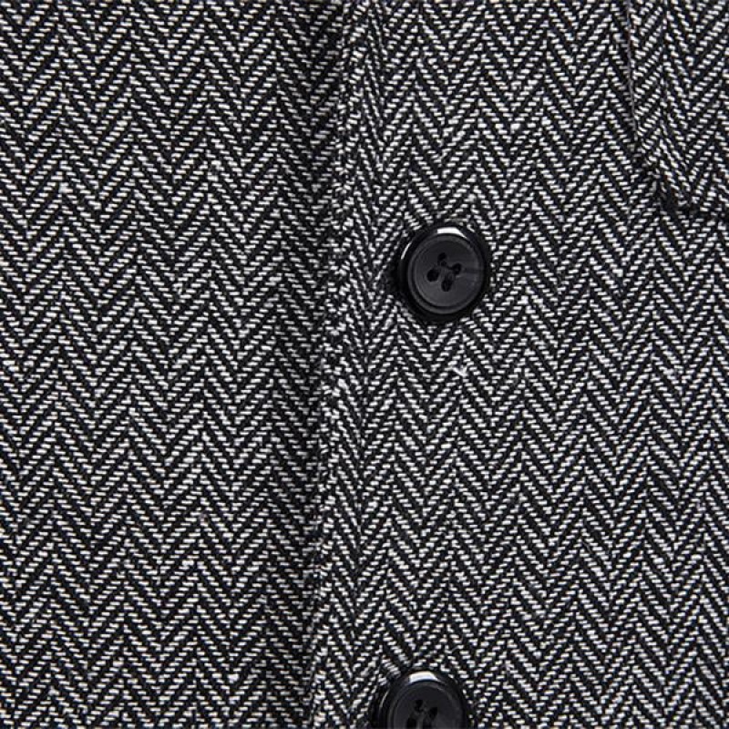 Mens Single Breasted Lapel Vest 81267203M