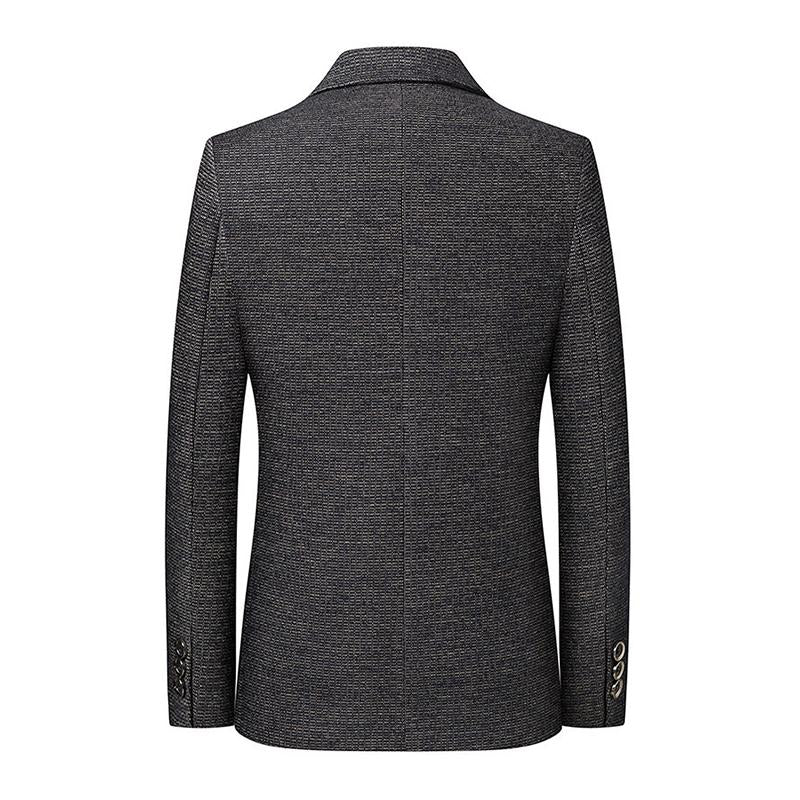 Mens Casual Lapel Slim Single Breasted Thick Blazer 50745184M