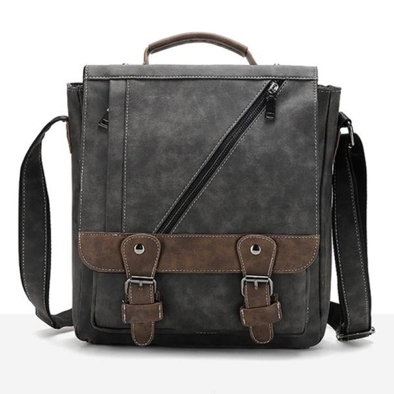 VINTAGE ZIPPER DIAGONAL BAG