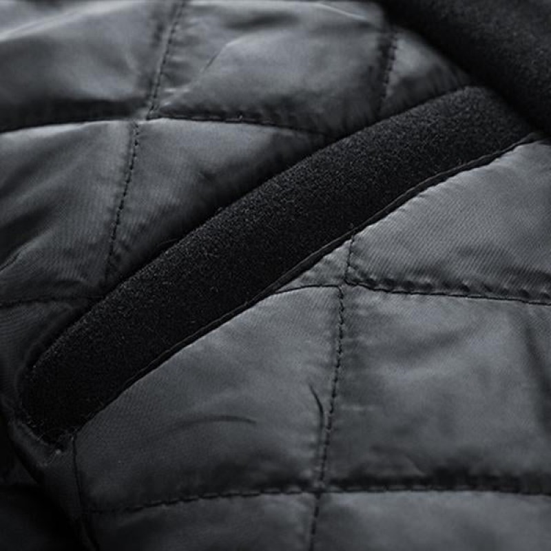 Mens Thin Cotton Embroidered Colorblock Baseball Jacket 21720019M