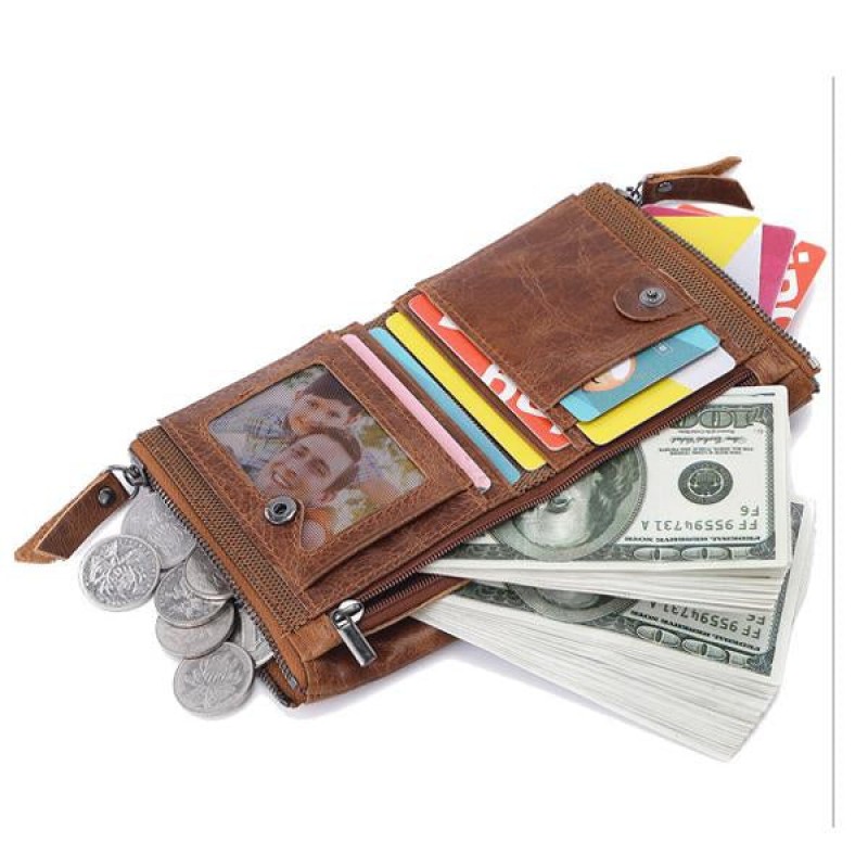 VINTAGE DOUBLE ZIP WALLET 71305916X