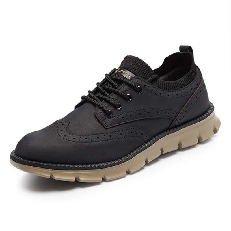 MENS BROGUE CASUAL LEATHER SHOES 08195238