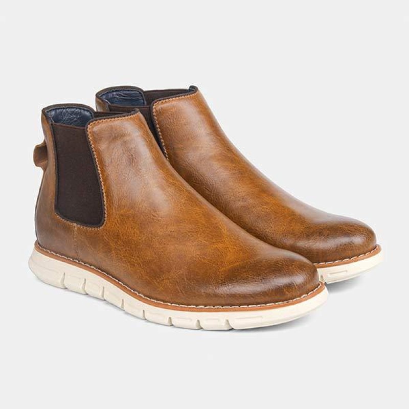 MENS POLISHED CHELSEA BOOTS 70524386