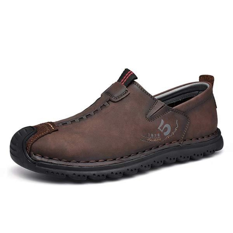 MENS SLIP-ON CASUAL LEATHER SHOES 94802004
