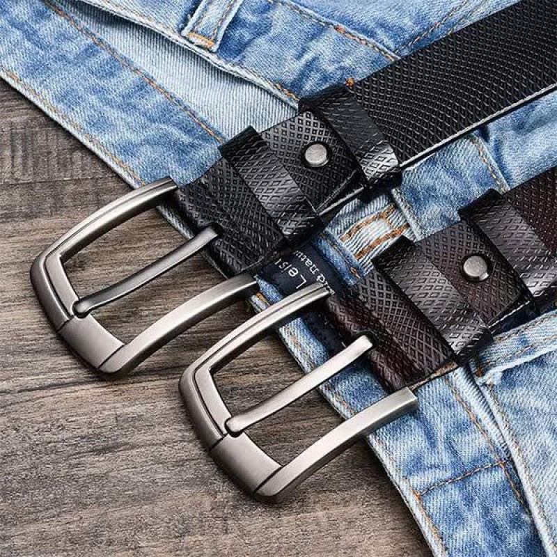 VINTAGE COWHIDE BELT 69428562W