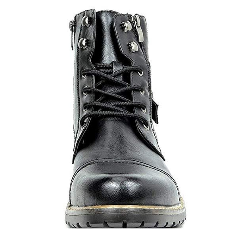 MENS METAL DOUBLE ZIP RIDER BOOTS 46764393C