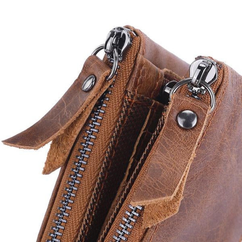 VINTAGE DOUBLE ZIP WALLET 71305916X