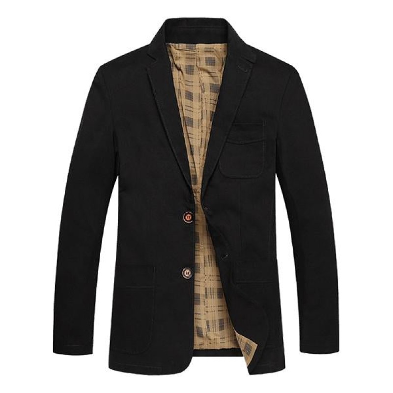 Mens Lapel Solid Color Casual Blazer 92248826M