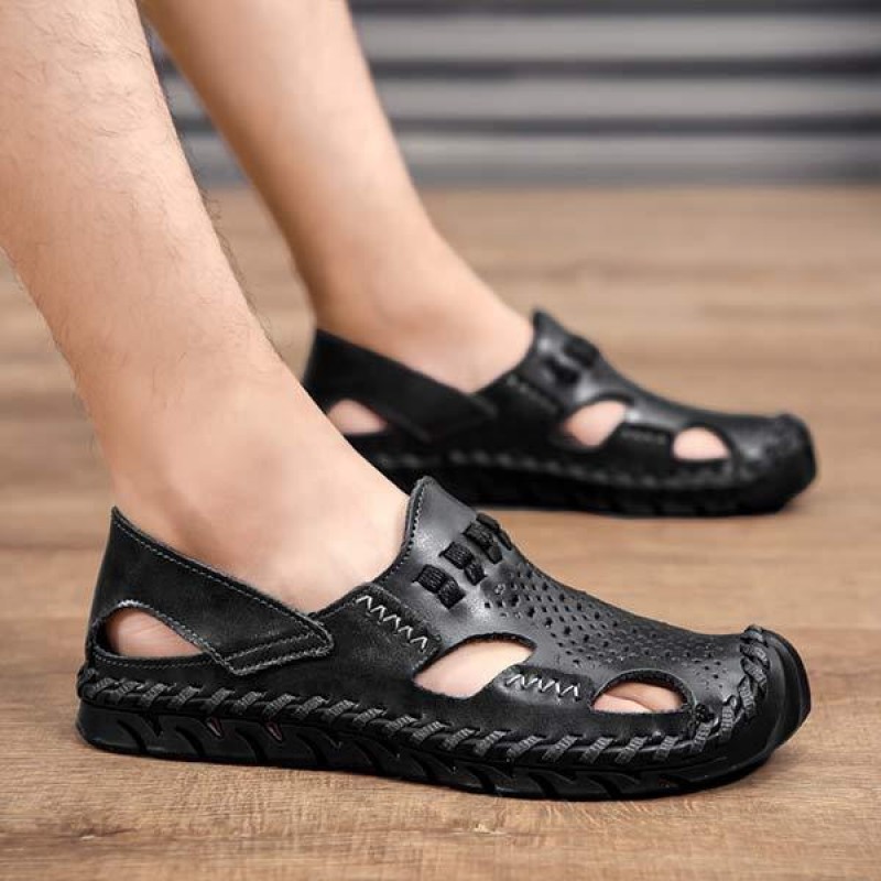 MENS OUTDOOR CASUAL LEATHER SANDALS 83083901