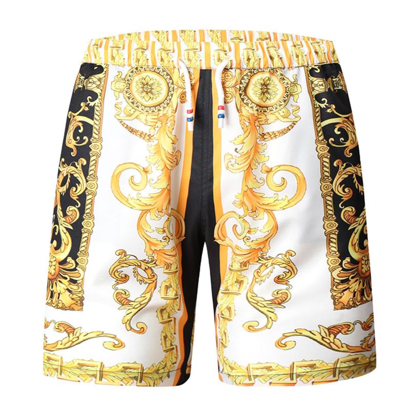Mens Vintage Print Beach Shorts 05217371Y