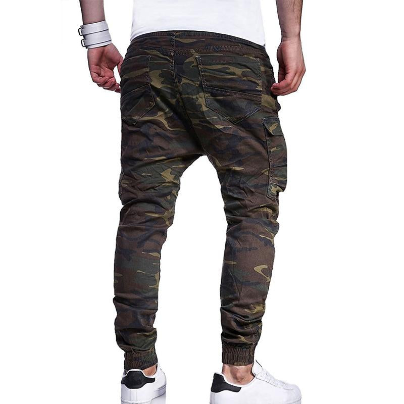 Mens Casual Camouflage Print Pants 97515234Y